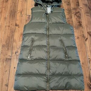 Dex Olive Puffer Vest